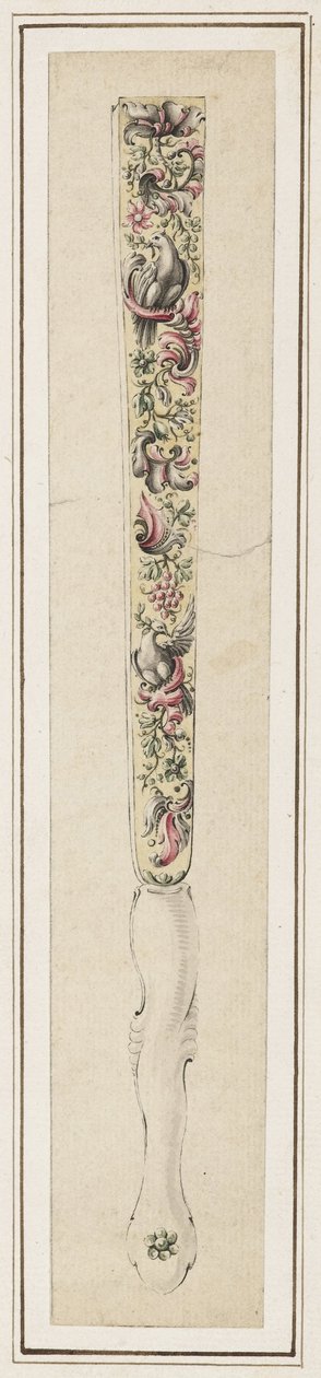 Design for a Fan, Closed by Unbekannt Unbekannt