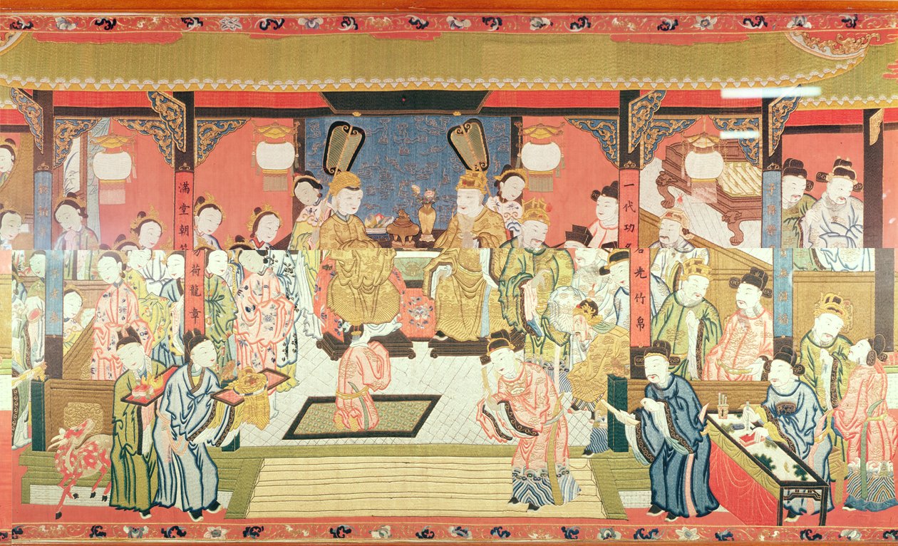Embroidered hanging 