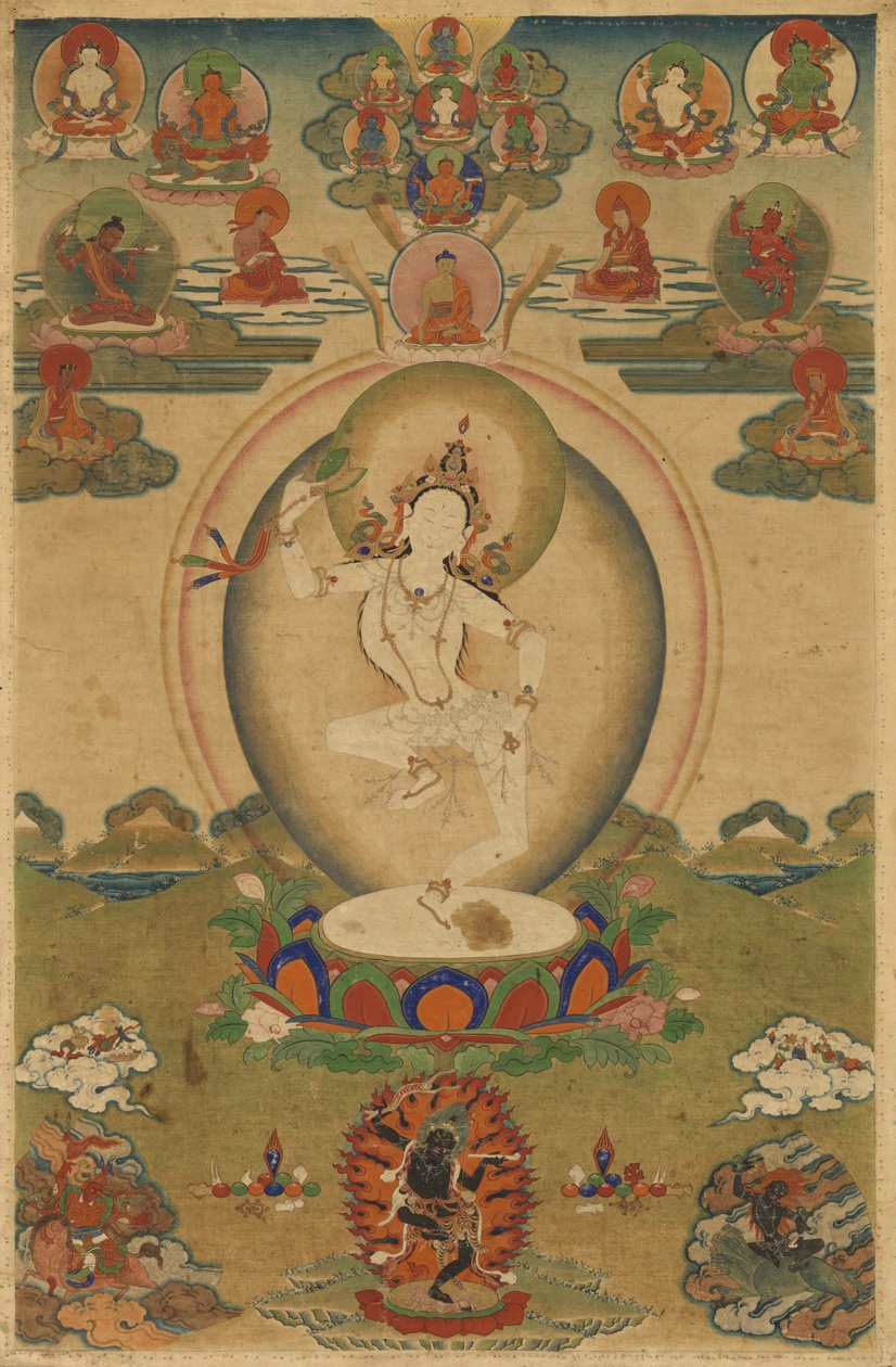 Machig Labdron, the Tibetan Yogini by Unbekannt Unbekannt