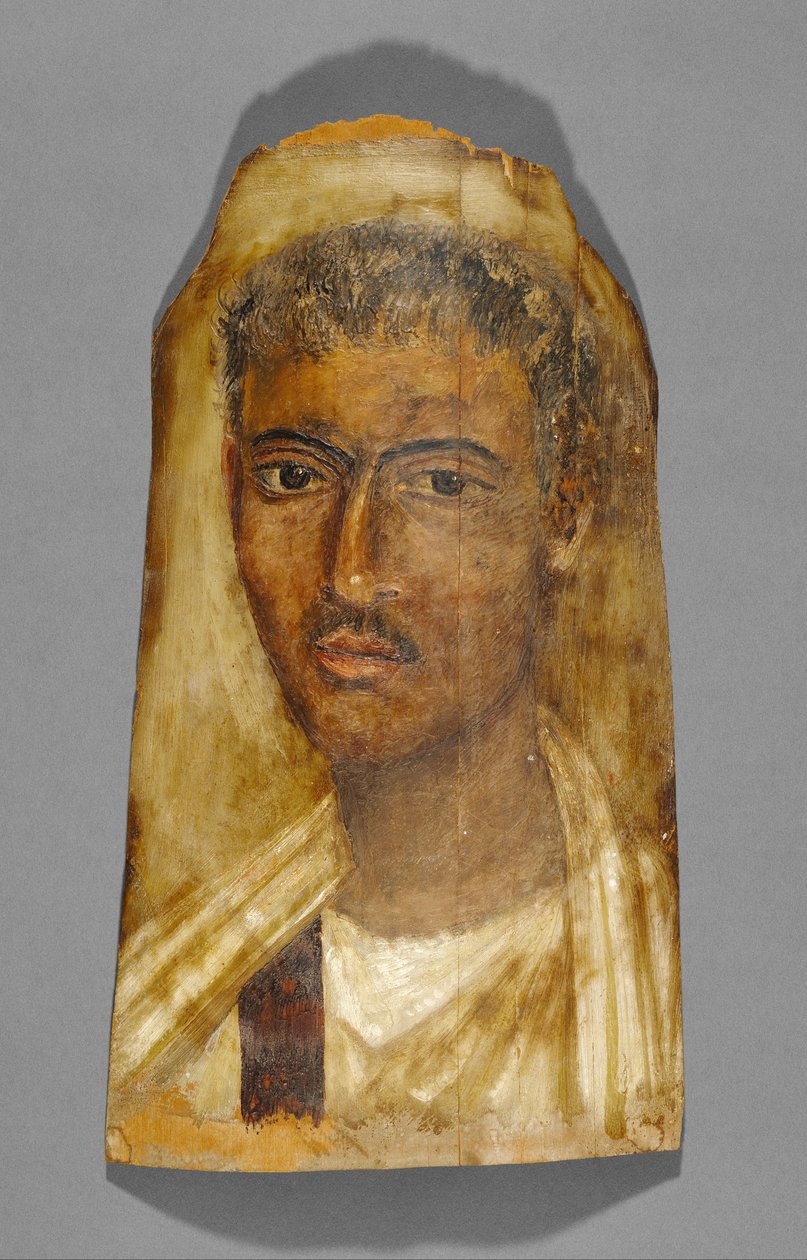 Mummy Portrait of a Young Man by Unbekannt Unbekannt