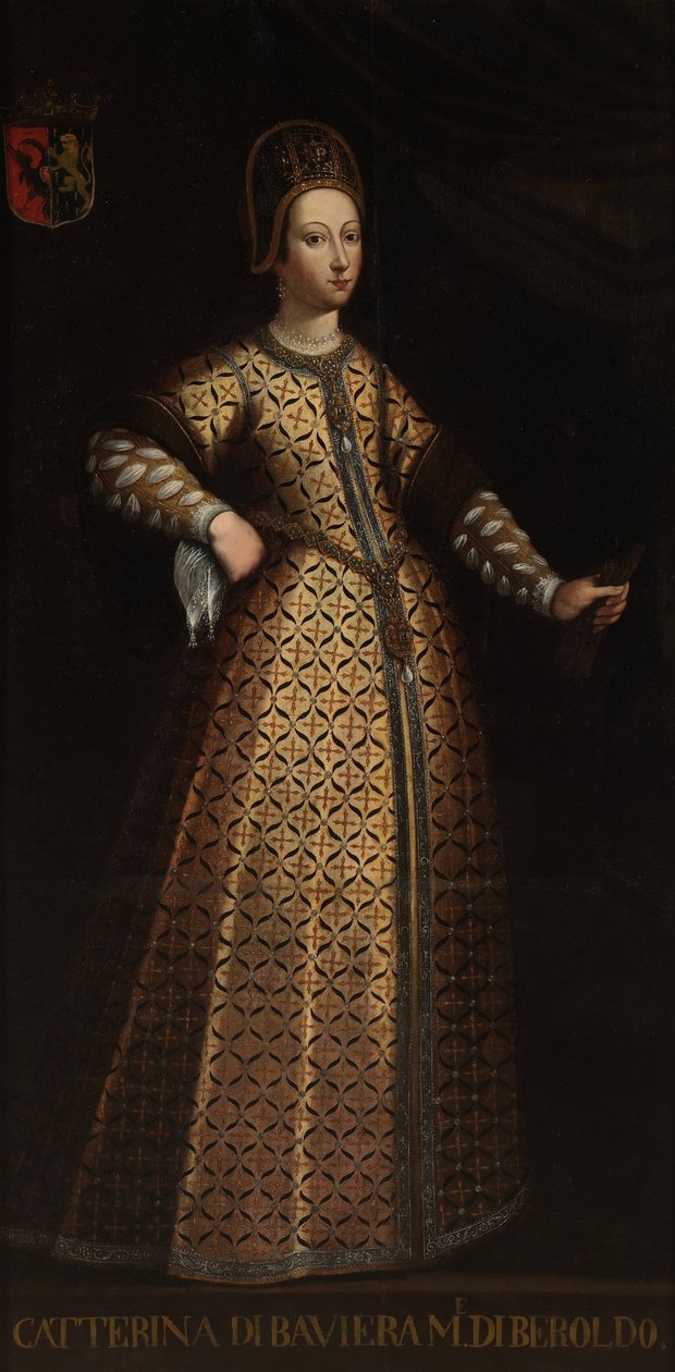 Portrait of Catherine of Bavaria, Wife of Beroldo by Unbekannt Unbekannt