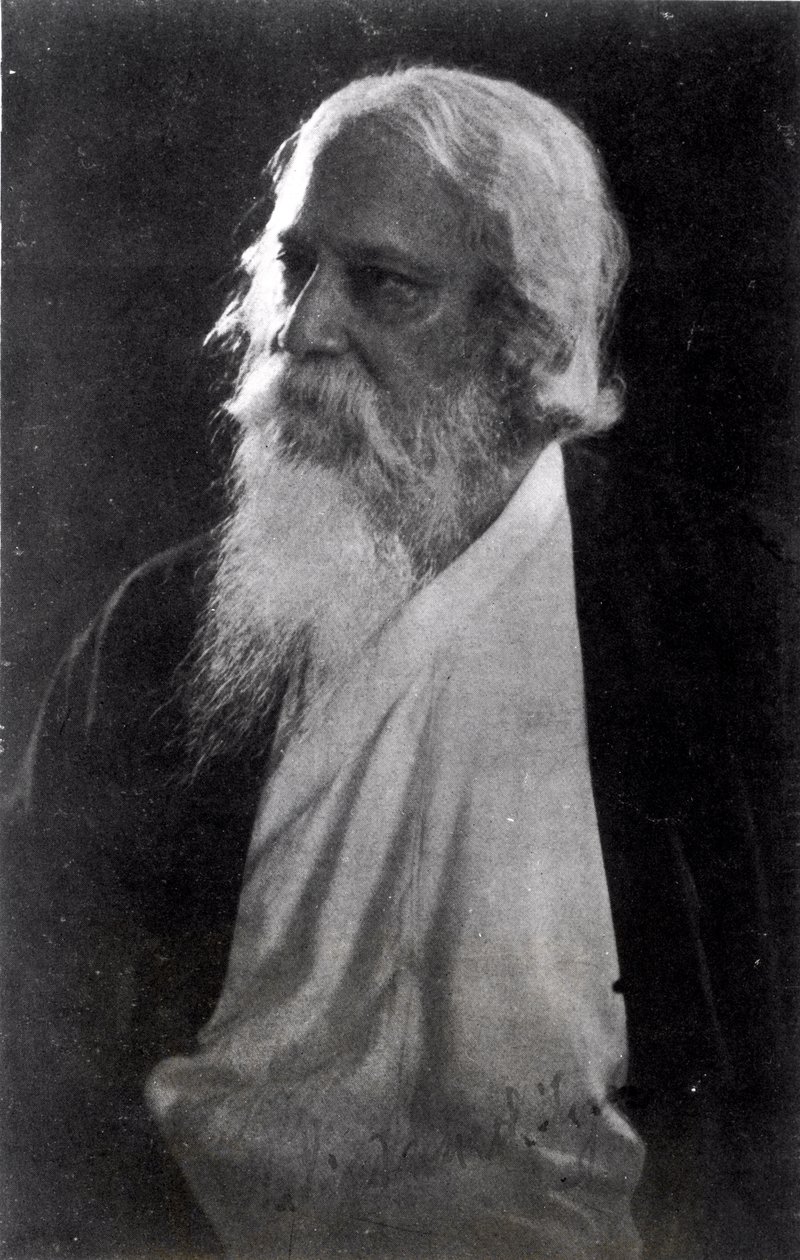Sir Rabindranath Tagore (1861-1941) by Unbekannt Unbekannt