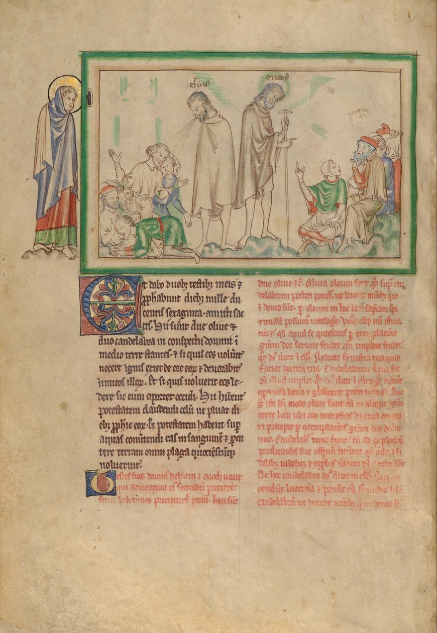 The Two Witnesses Preaching by Unbekannt Unbekannt