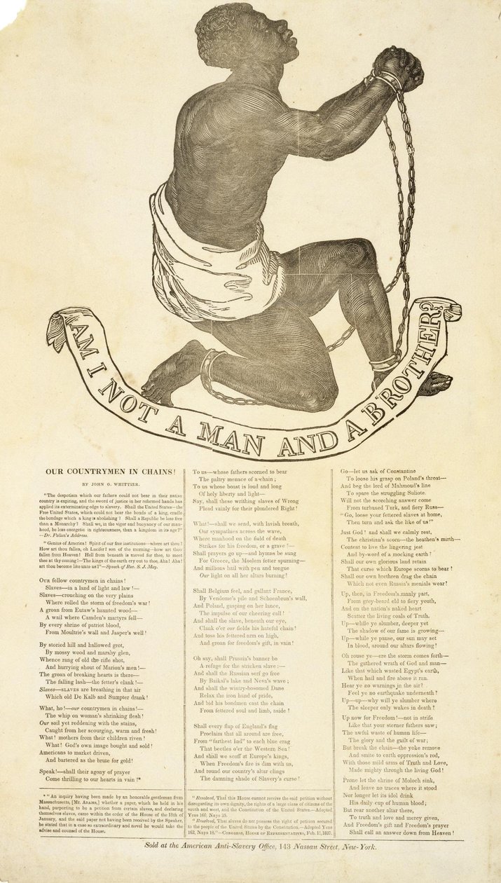 Am I Not a Man and a Brother by Unbekannt Unbekannt