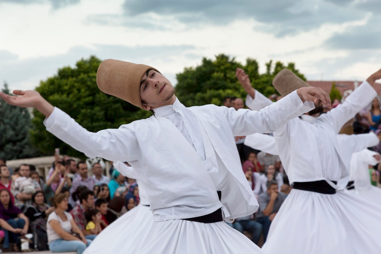 Whirling Dervishes, Konya, Turkey by Unbekannt Unbekannt