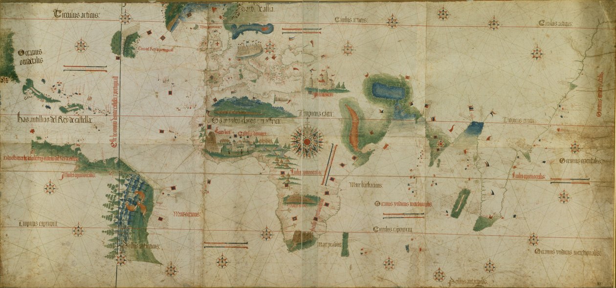 World Map by Unbekannt Unbekannt