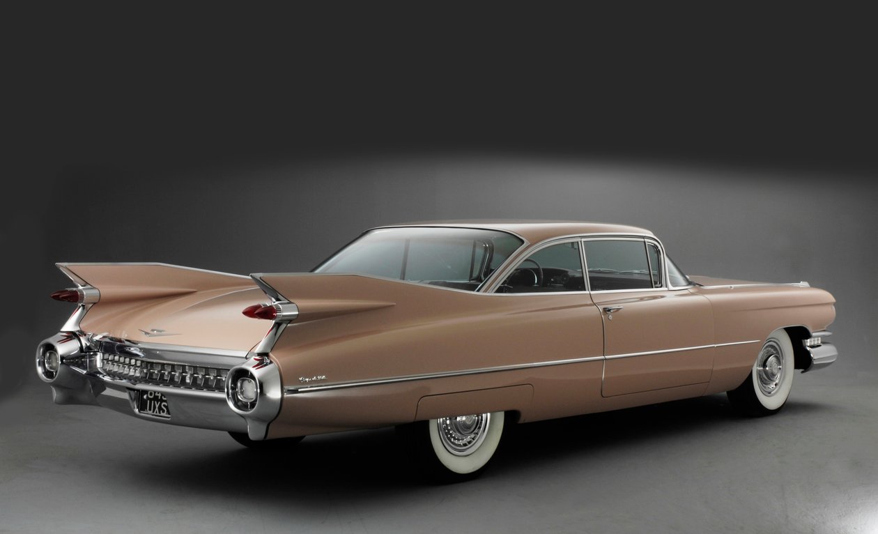 1959 Cadillac Coupe De Ville by Unbekannt: Fine art print