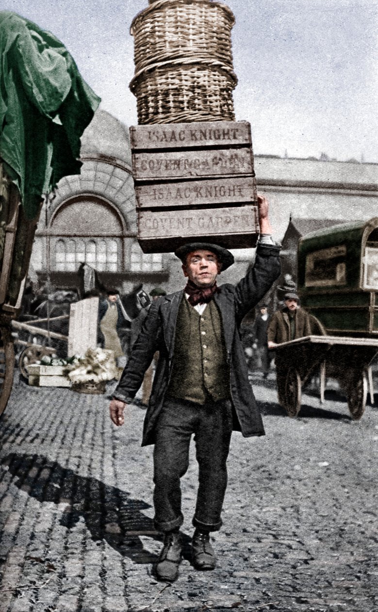A Covent Garden Market Porter, London by Unbekannt