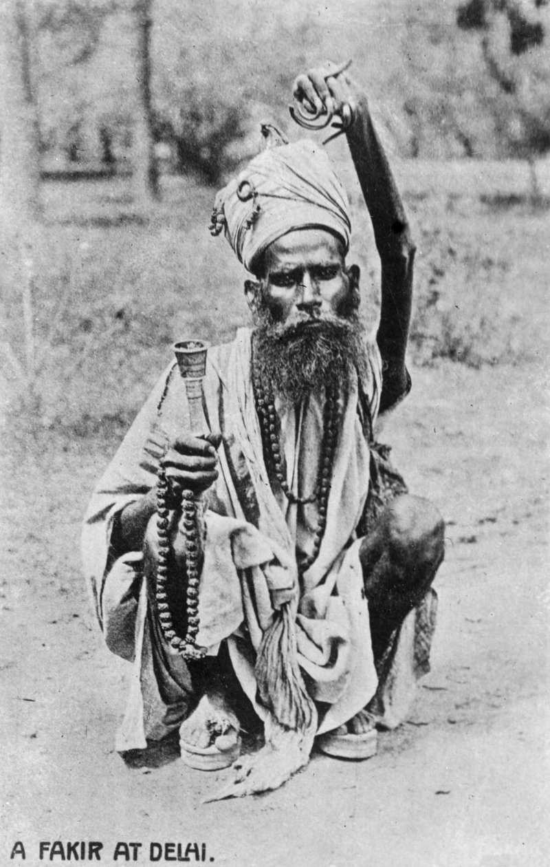 A Fakir at Delhi, 20th Century by Unbekannt