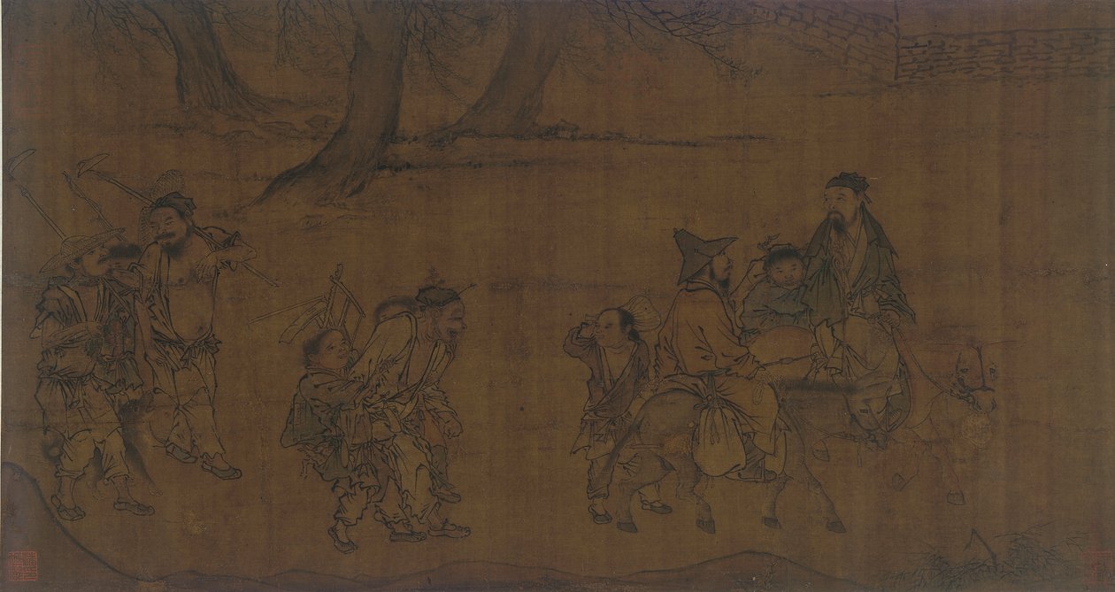 A Group of Traveling Workmen, 1368-1644 by Unbekannt