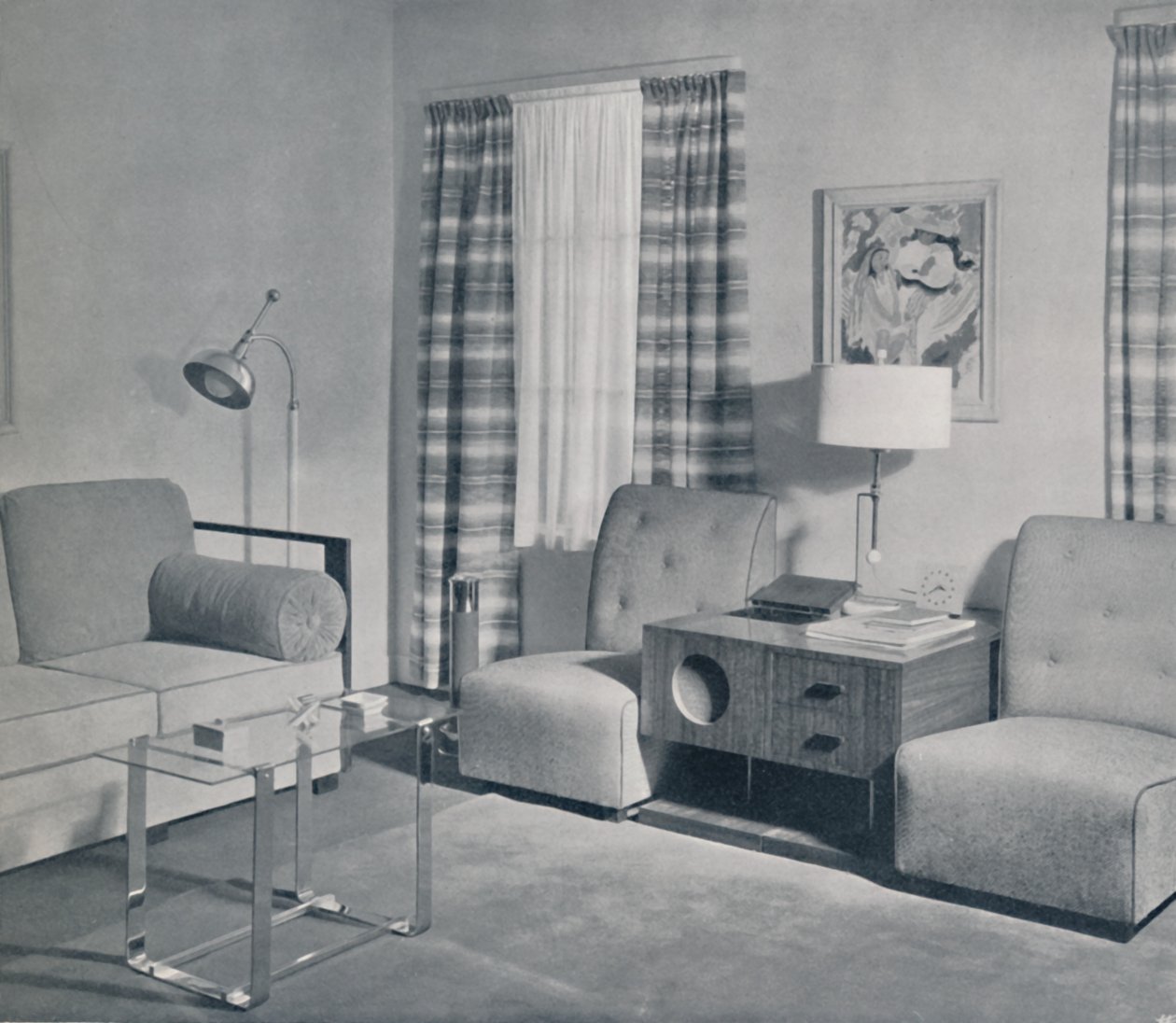 A view in a two-room apartment in the Keeler Building, Grand Rapids, Michigan by Unbekannt