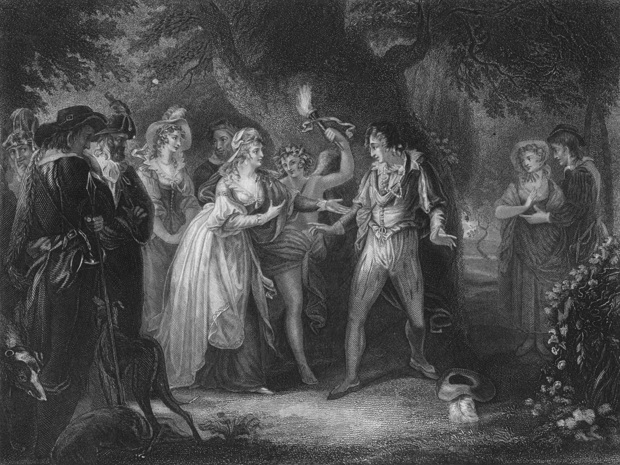 Act V Scene IV from As You Like It, c19th Century by Unbekannt