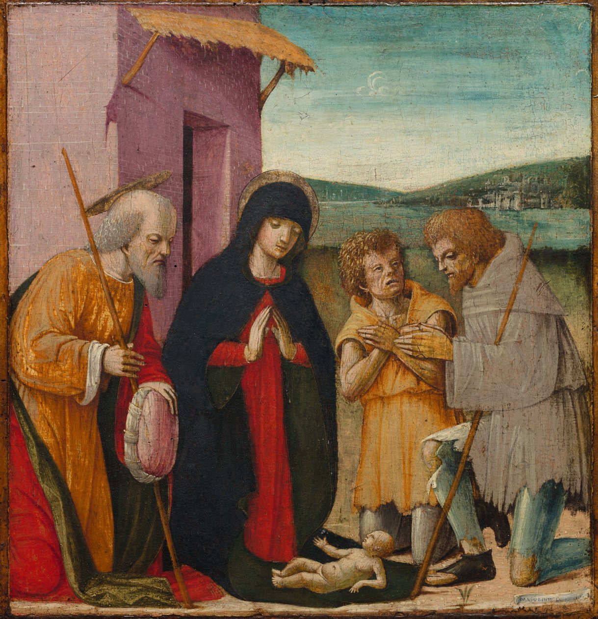 Adoration of the Shepherds by Unbekannt: Fine art print