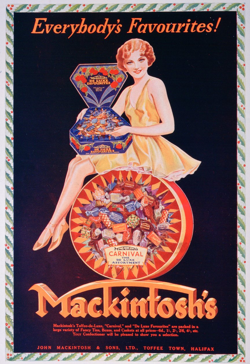 Advert for Mackintoshs toffee by Unbekannt