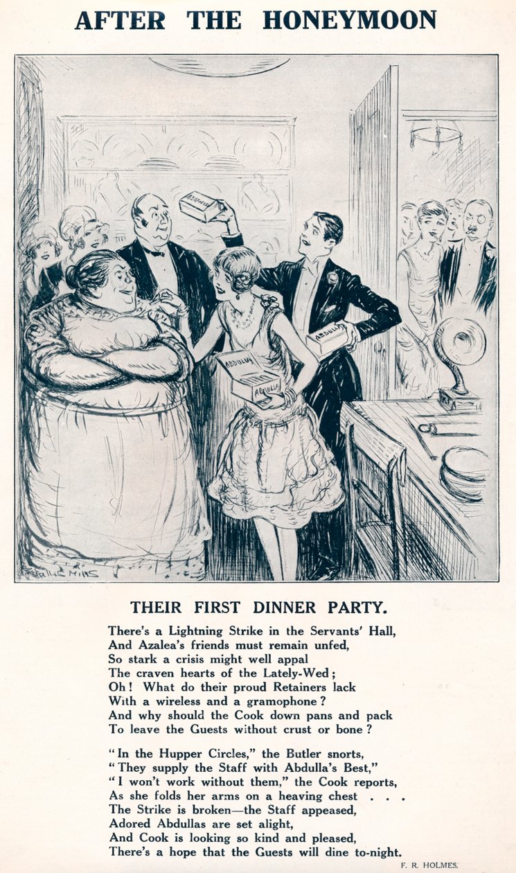 After the Honeymoon - Their First Dinner Party by Unbekannt