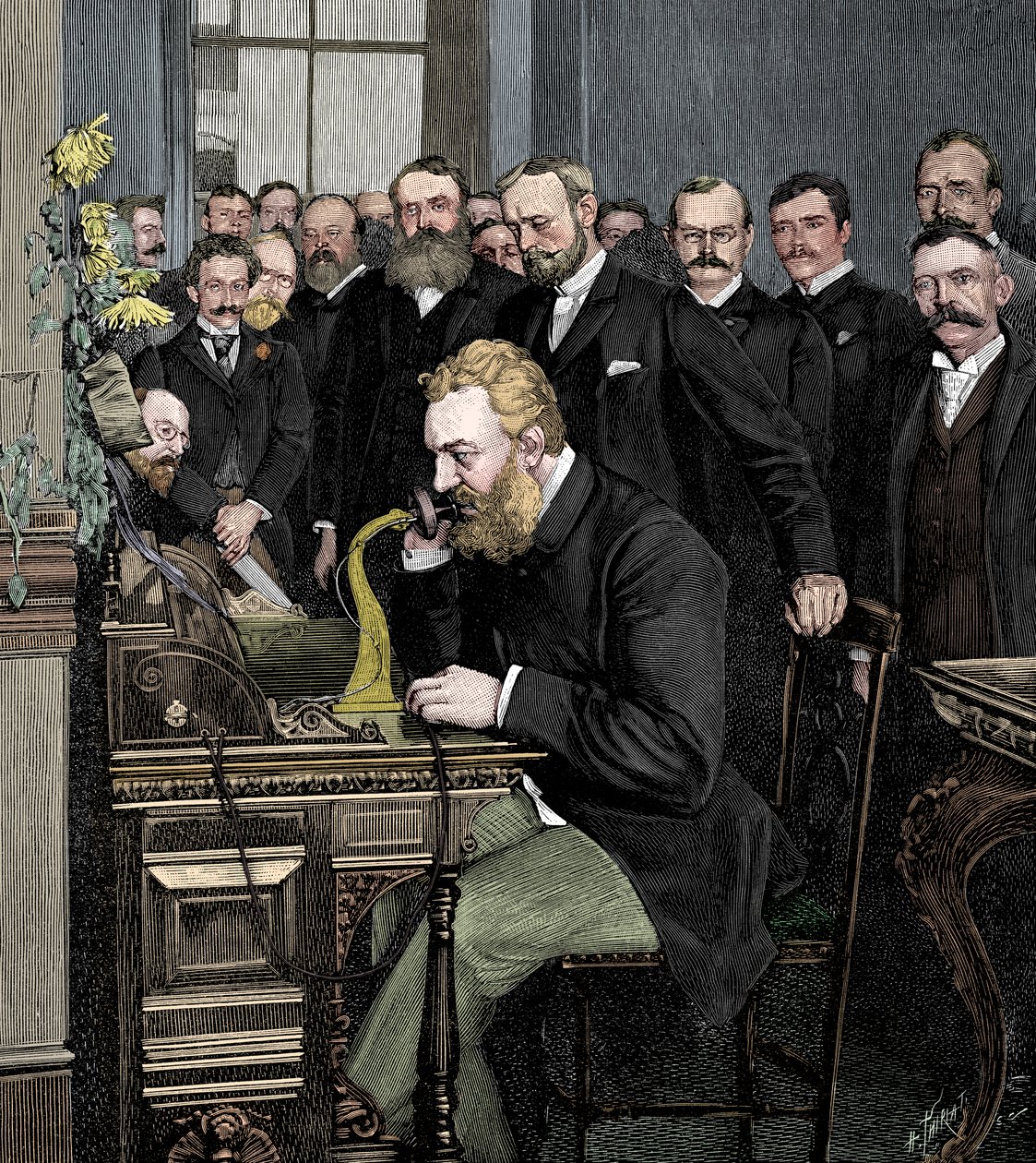 Alexander Graham Bell 1847-1922, Scottish-born American Inventor by Unbekannt