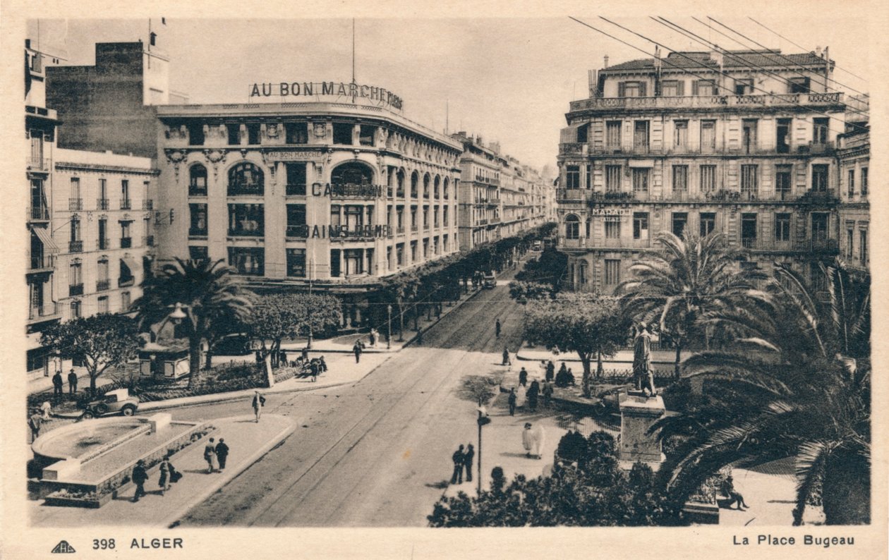 Algiers - Place Bugeaud, c1930 by Unbekannt