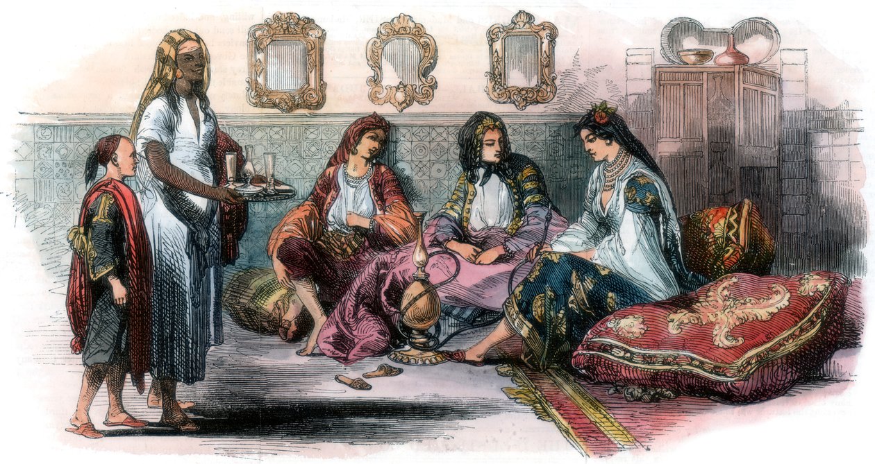 Algerian Women, 1857 by Unbekannt