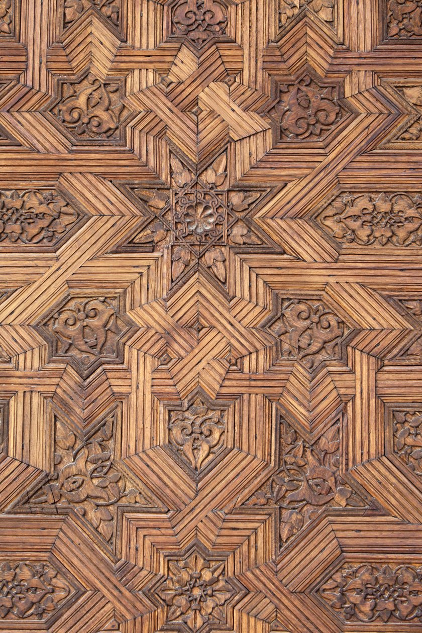 Alhambra - Door in Nasrid Palaces by Unbekannt