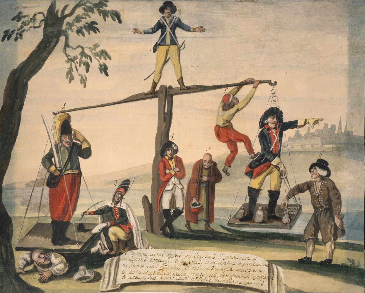 Allegory of Europe in 1791 by Unbekannt