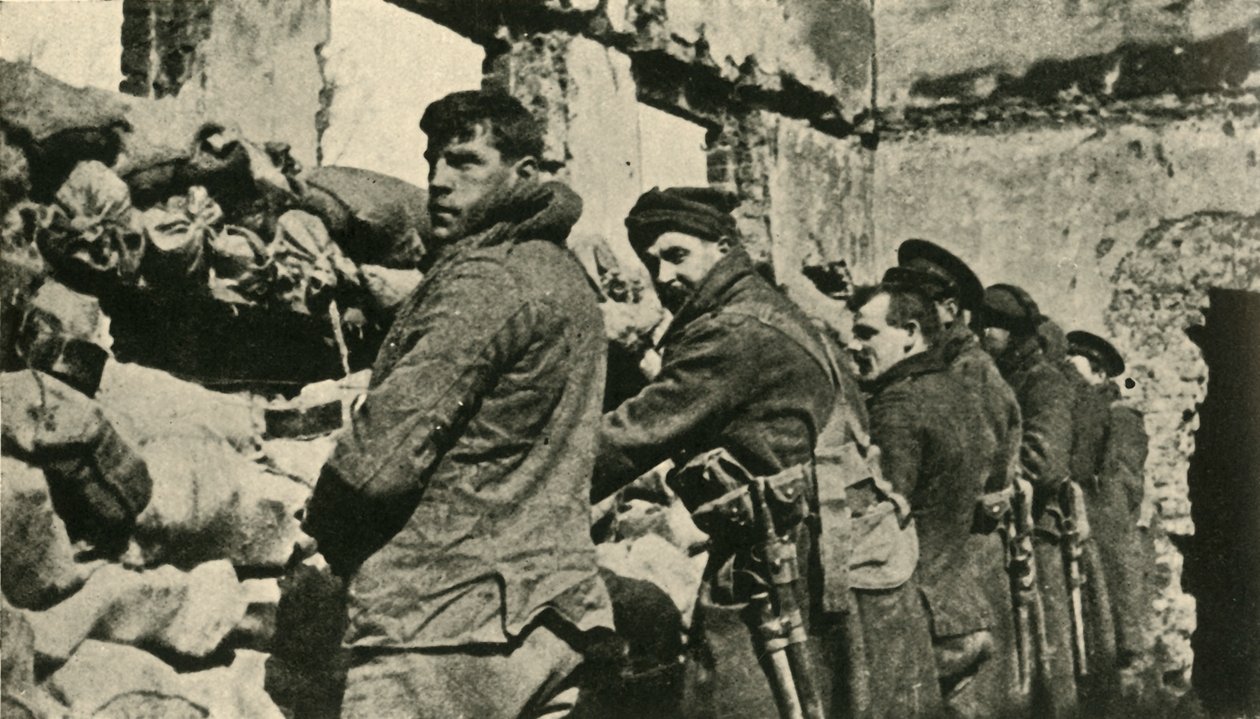 Allied Soldiers in Flanders, First World War by Unbekannt
