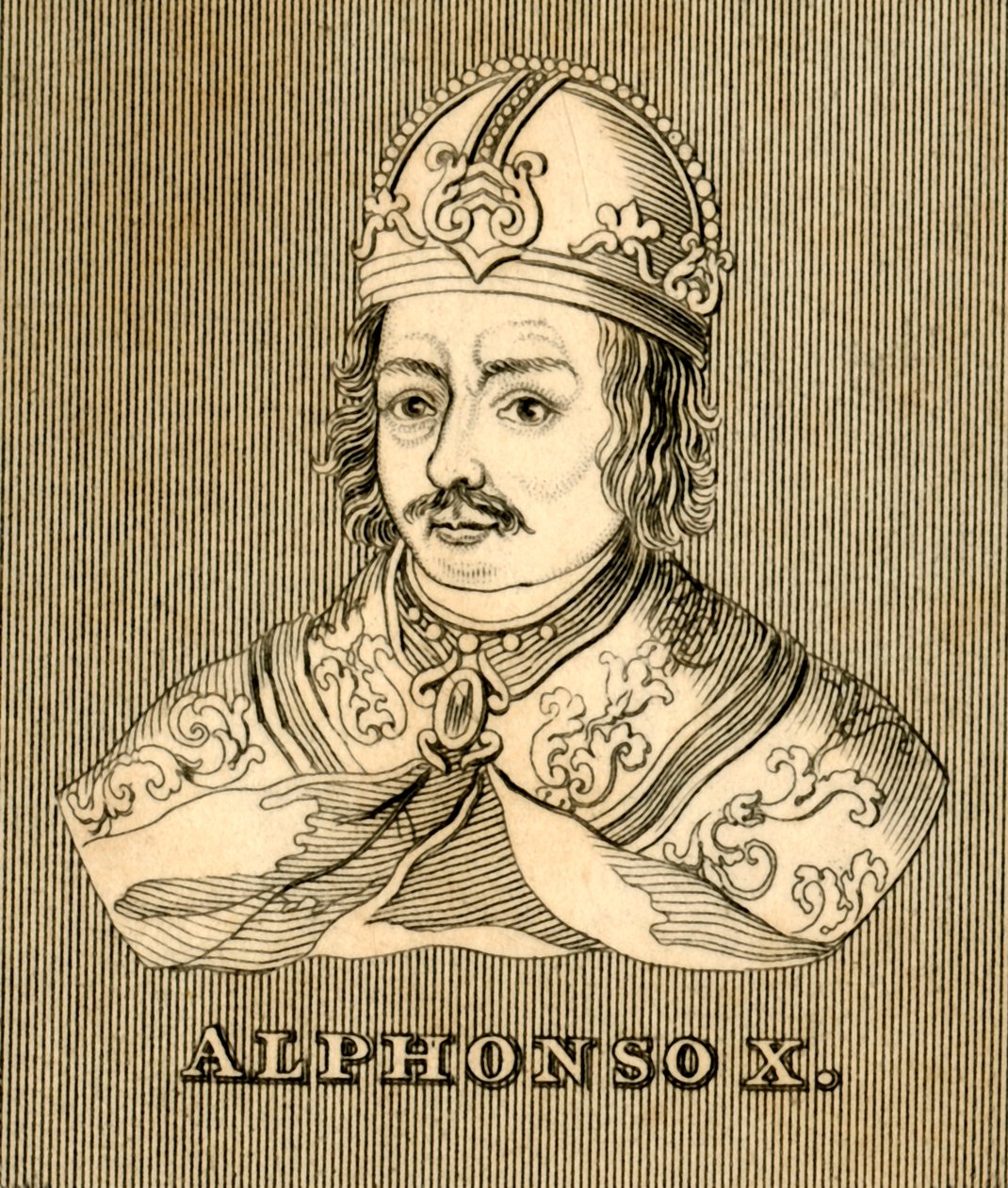 Alphonso X, 1221-1284, 1830 by Unbekannt