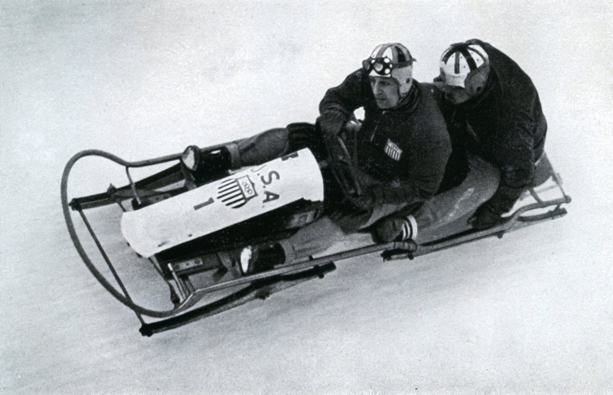 American Two-Man Bobsleigh Team, German Winter Olympic Games by Unbekannt