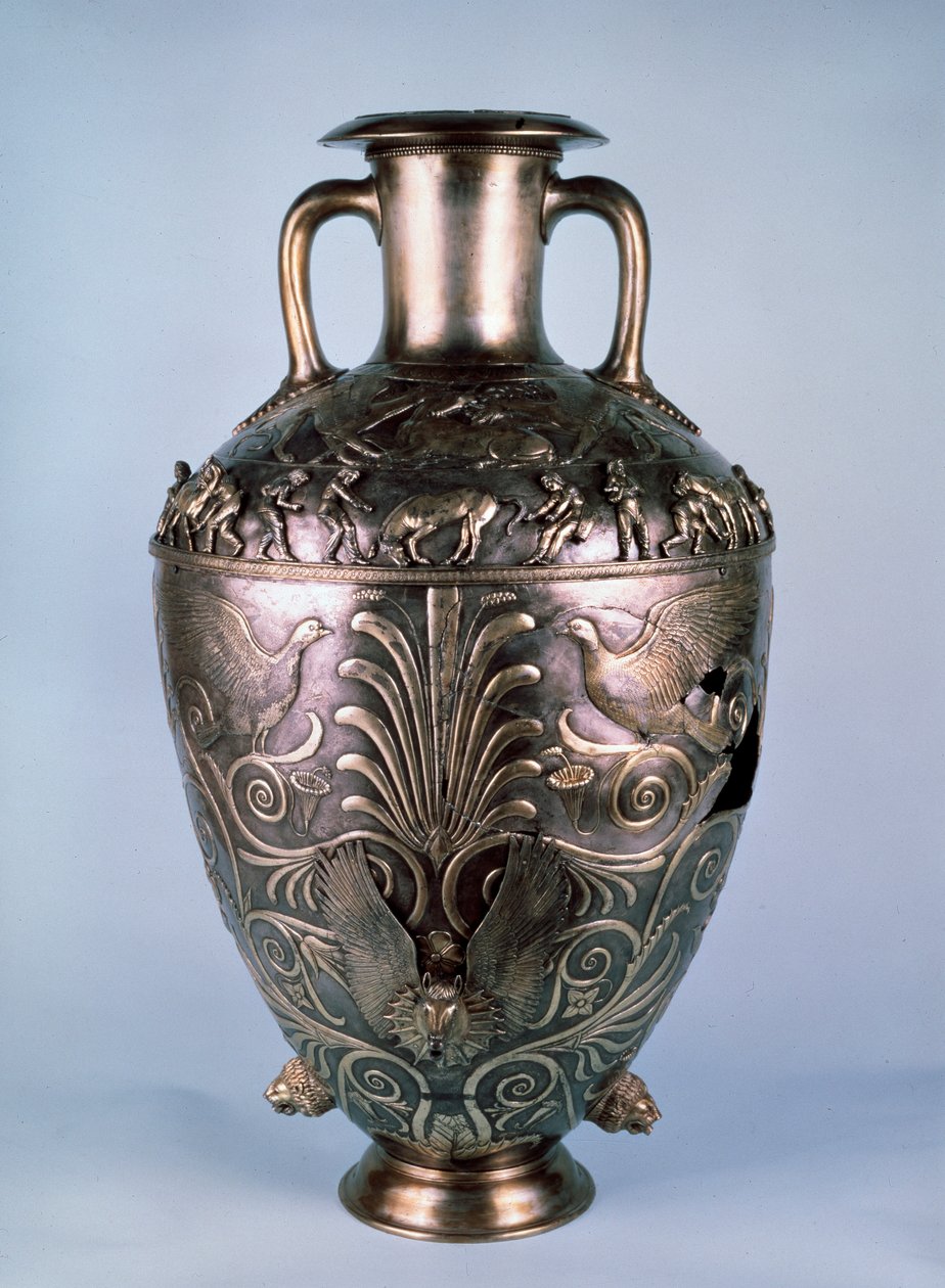 Amphora with relief scenes, first half of 4th century BC by Unbekannt