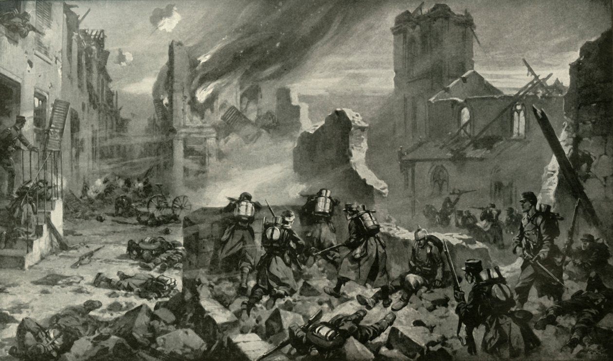An Incident in the Battles of the Meuse, 1919 by Unbekannt