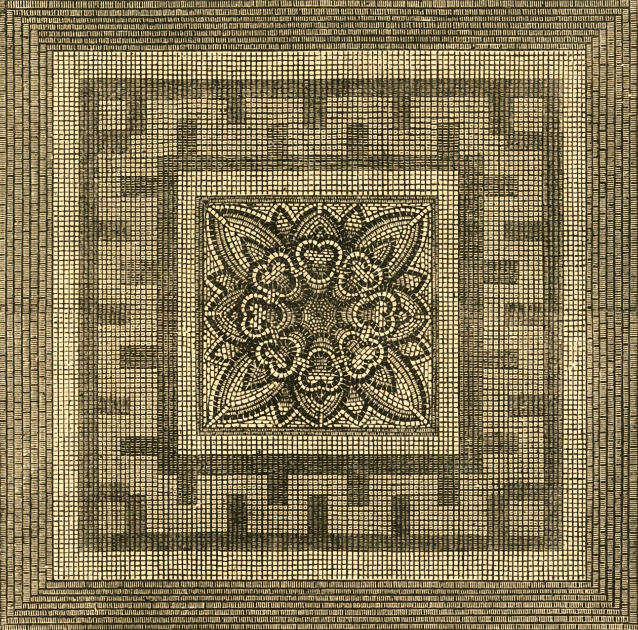 Ancient Roman Pavement Found in Threadneedle Street by Unbekannt