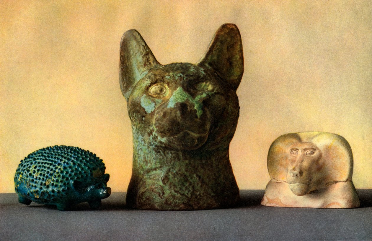 Animal Carvings from the New Kingdom and Late Period, Egypt, 1936 by Unbekannt