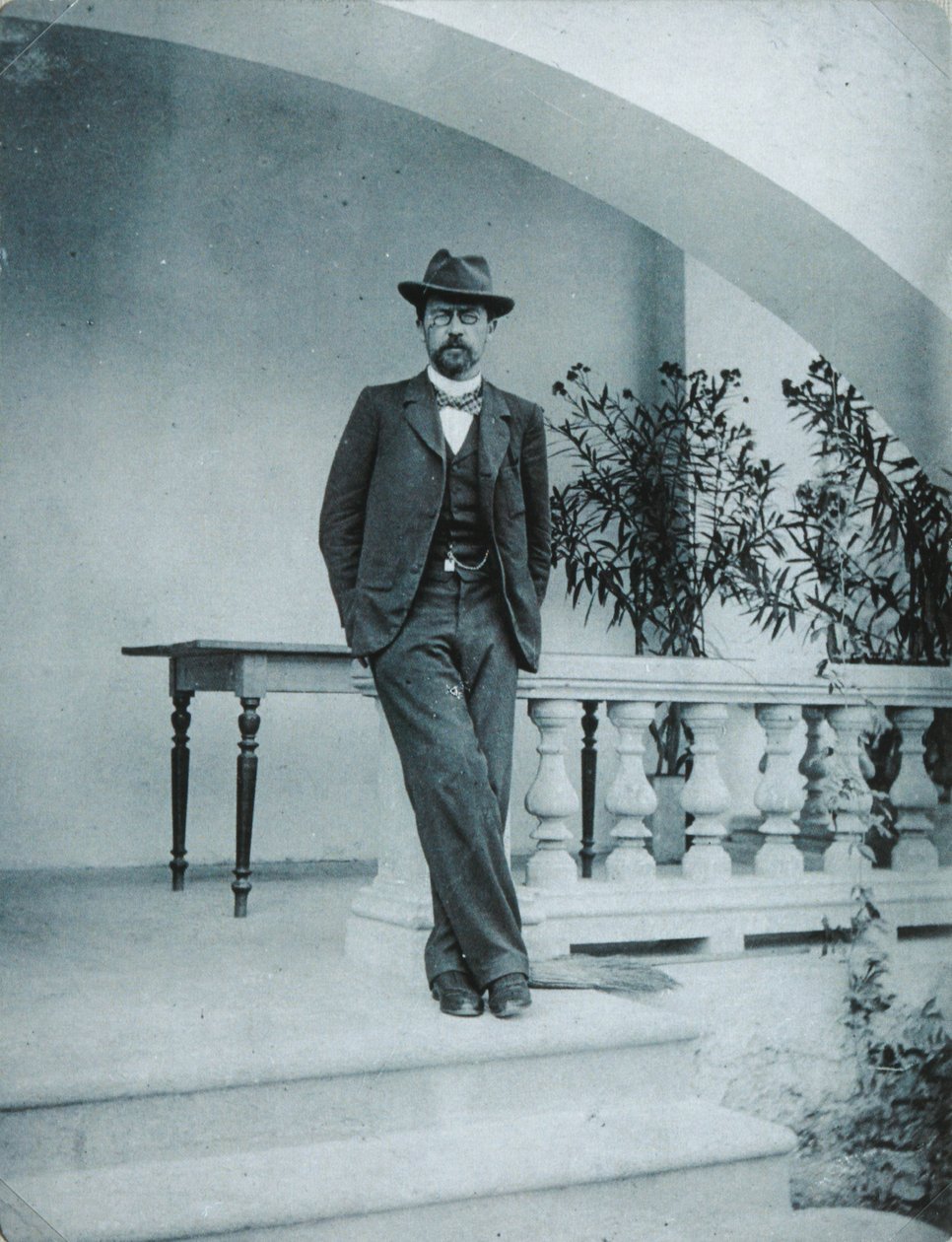 Anton Chekhov in Yalta, 1899-1900 by Unbekannt