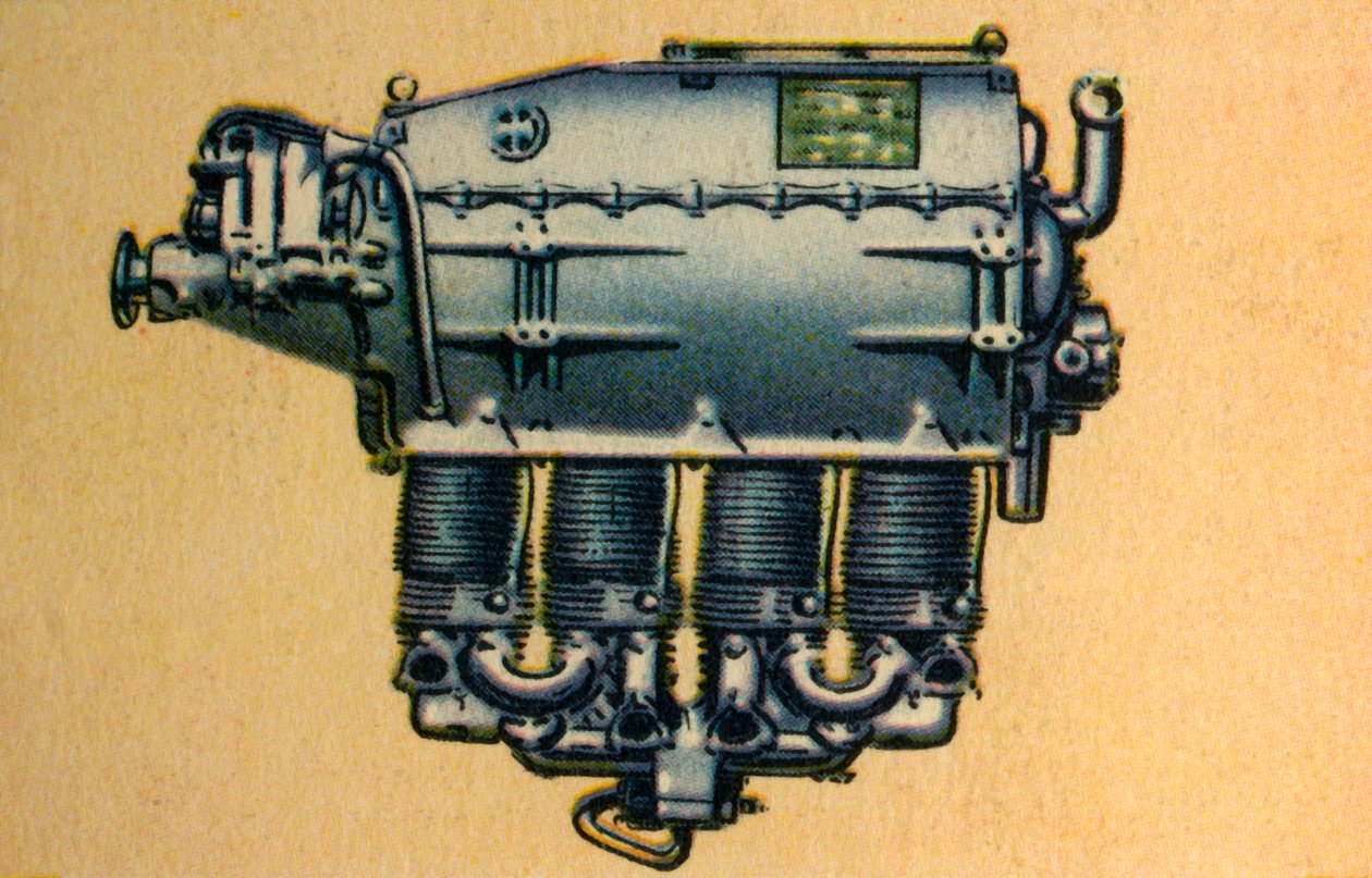 Argus As 8 100 Horse Power Aircraft Engine by Unbekannt
