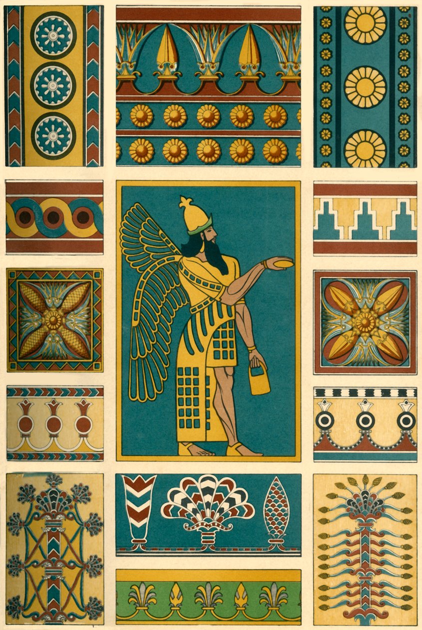 Assyrian Decoration by Unbekannt: Buy fine art print