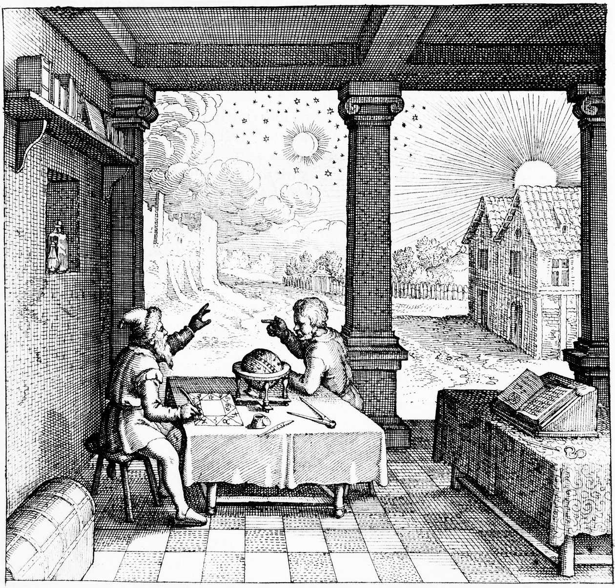 Astrologers Preparing a Horoscope, 1617-1619 by Unbekannt