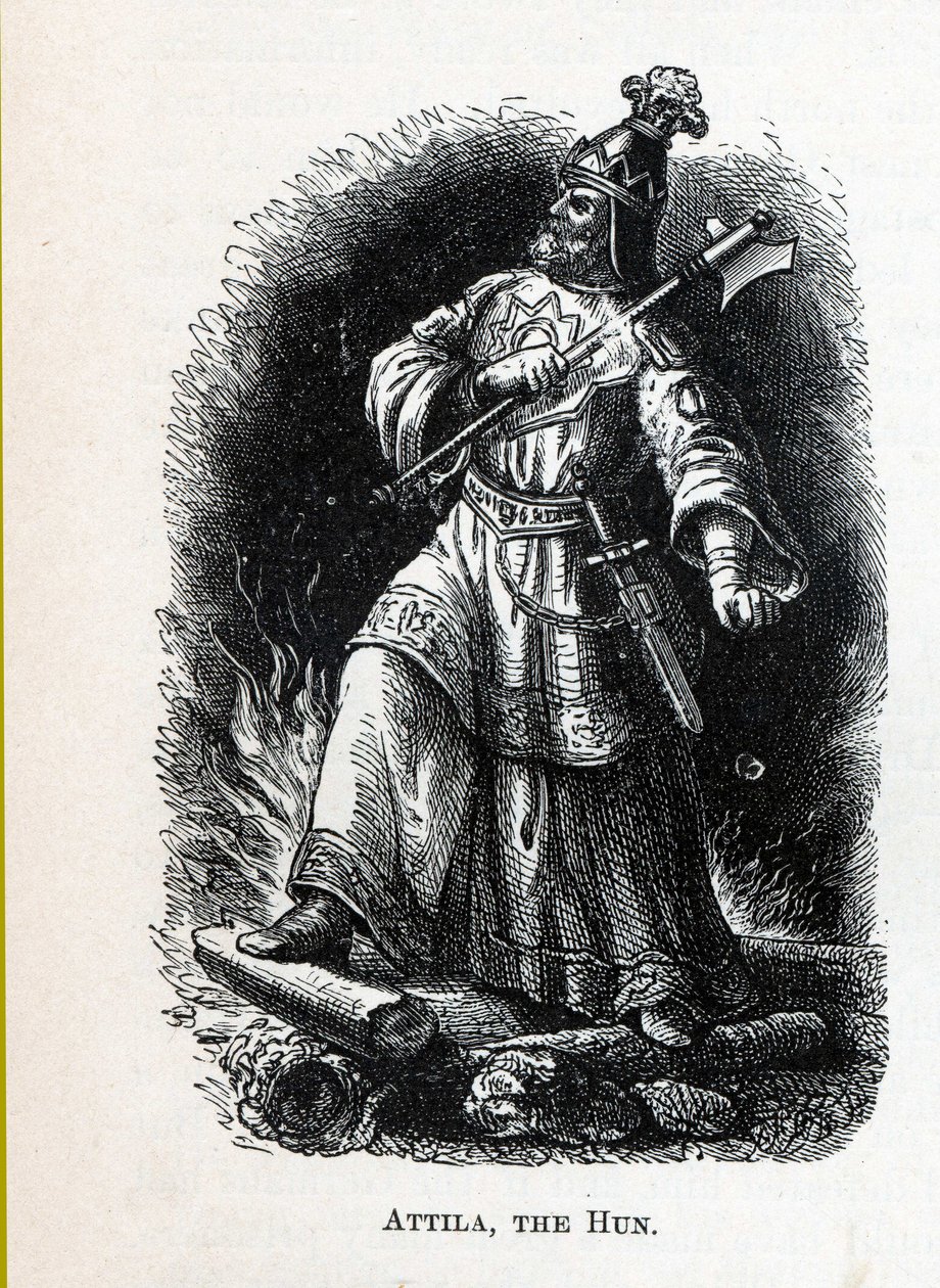 Attila the Hun, 1882 by Unbekannt: Buy fine art print