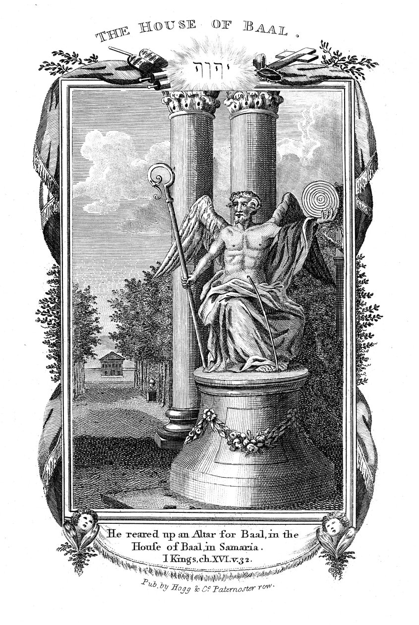 Baal, Chief God of the Canaanites, 1804 by Unbekannt