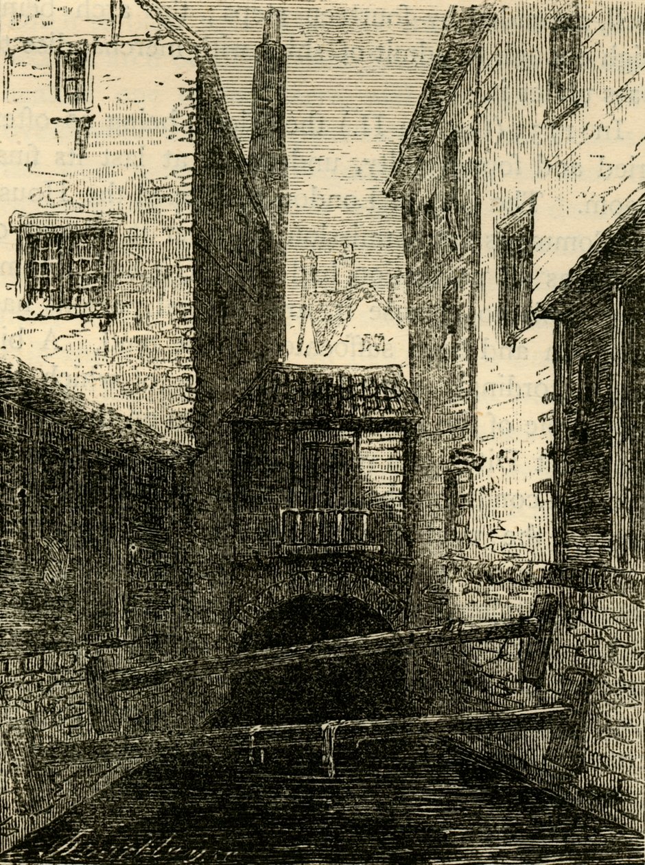 Back of the Red Lion, from the Fleet by Unbekannt