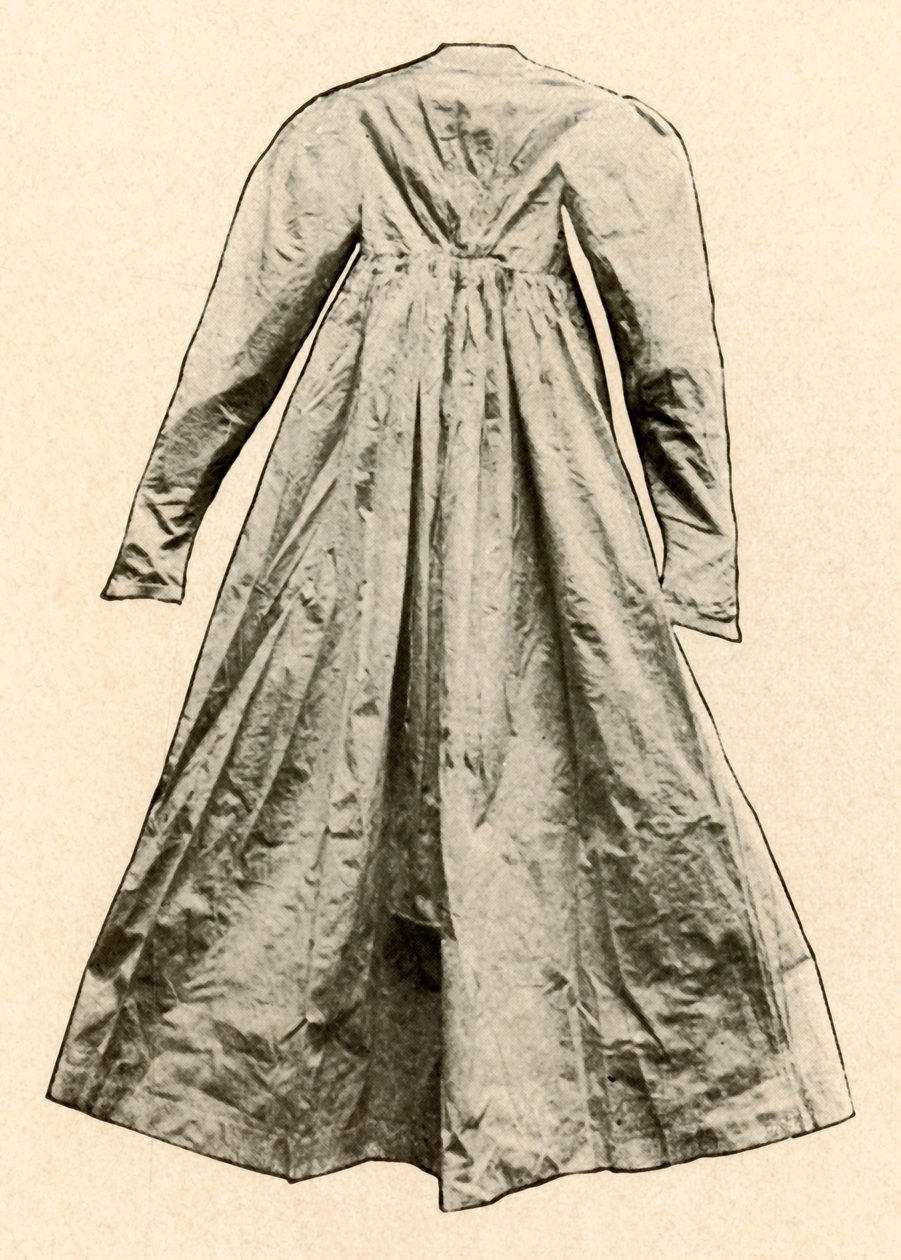 Back View of a Flying Josie, Worn in Pennsylvania, Late 18th Century by Unbekannt