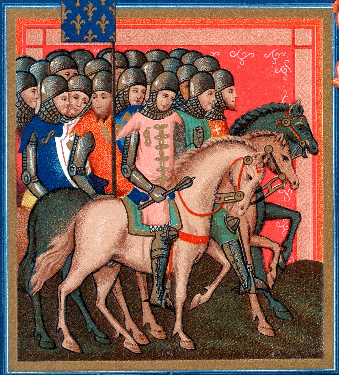 Band of Crusaders Armed and Mounted by Unbekannt