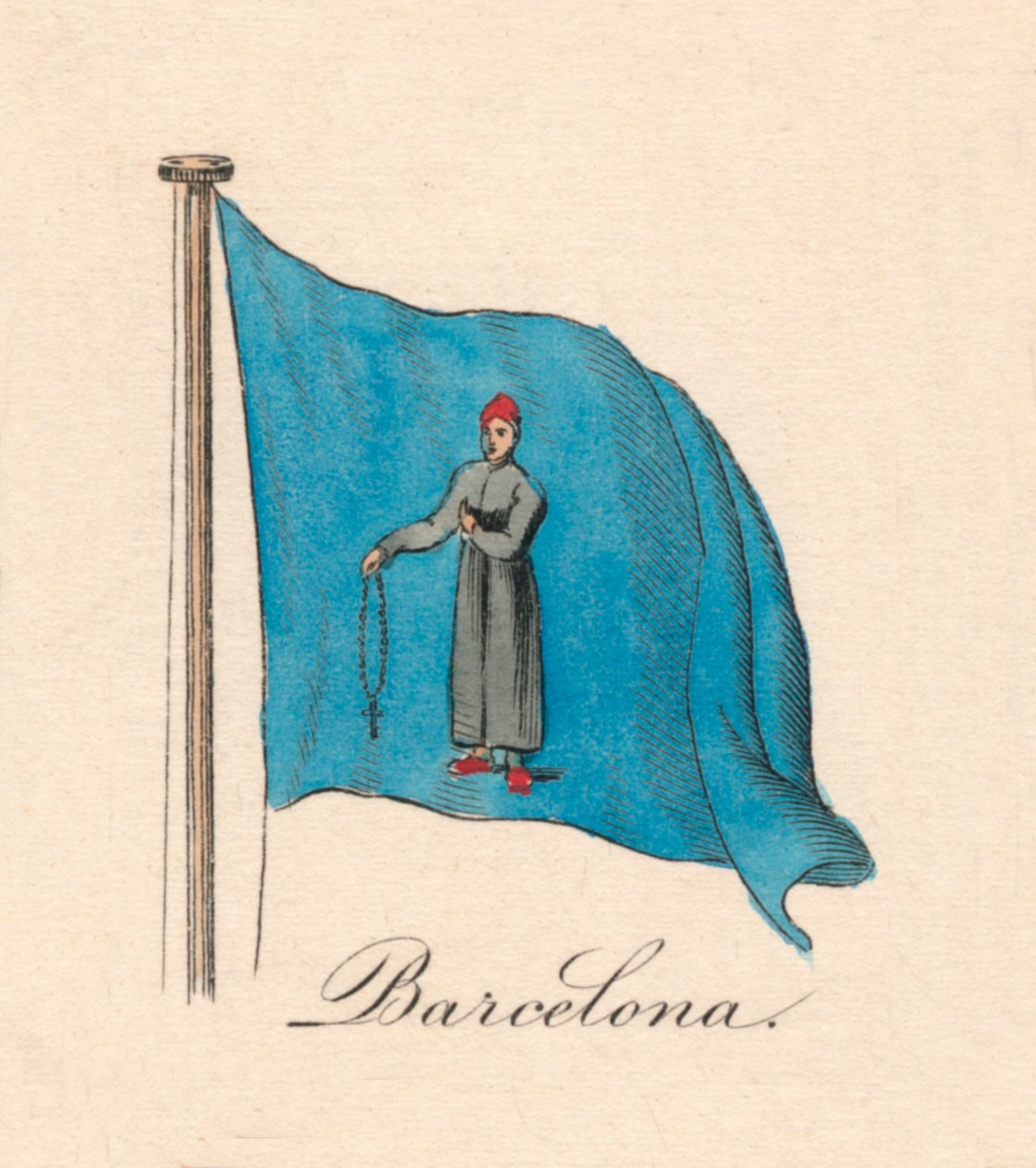 Barcelona, 1838 by Unbekannt