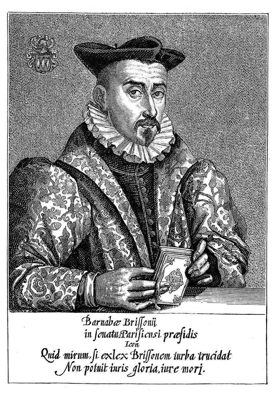 Barnabe Brisson, French Philologist and Jurist by Unbekannt