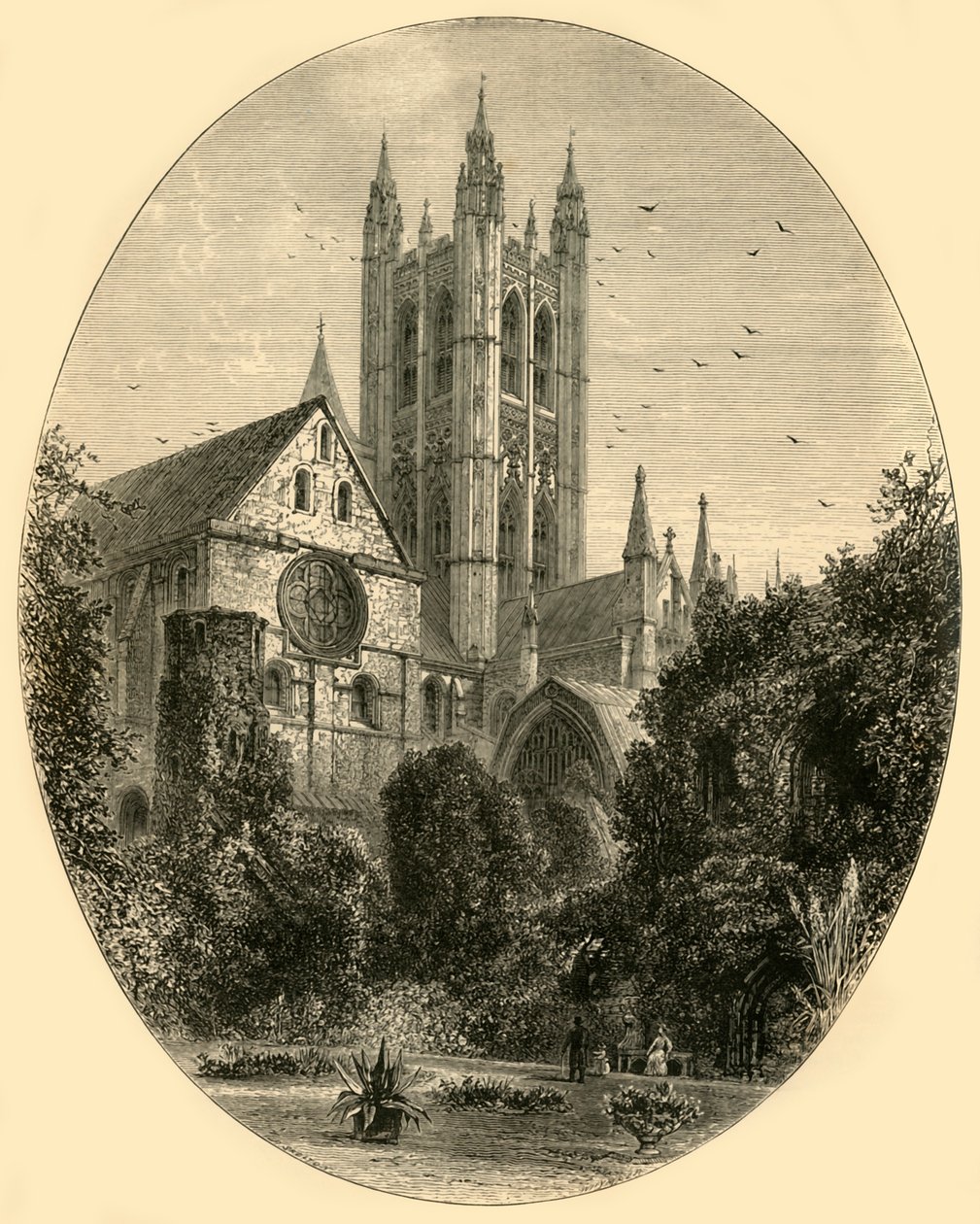 Bell Harry Tower, Canterbury Cathedral, 1890 by Unbekannt
