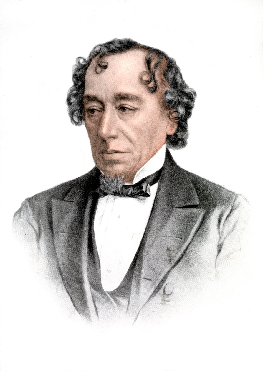 Benjamin Disraeli, 19th Century English Statesman and Literary Figure, 1905 by Unbekannt