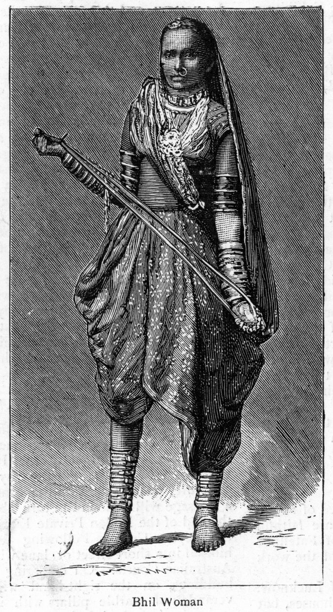 Bhil Woman, 1886 by Unbekannt