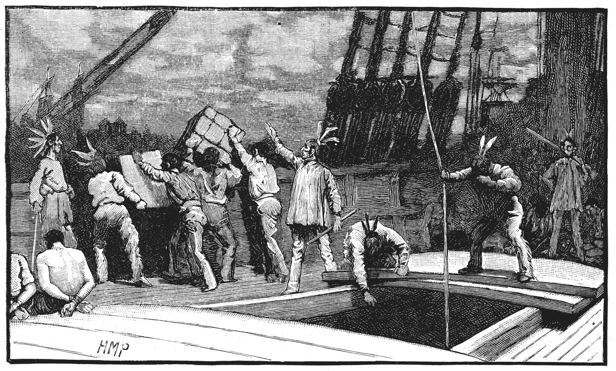 Boston Tea Party by Unbekannt