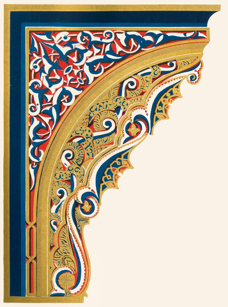 Brackets Supporting Ceiling of the Portico, Court of the Lions, 1907 by Unbekannt