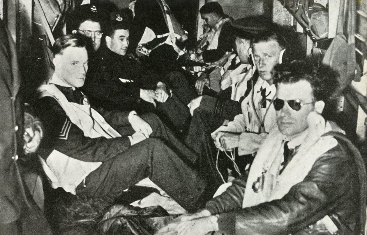 British Airmen Who Built the Atlantic Bridge by Unbekannt