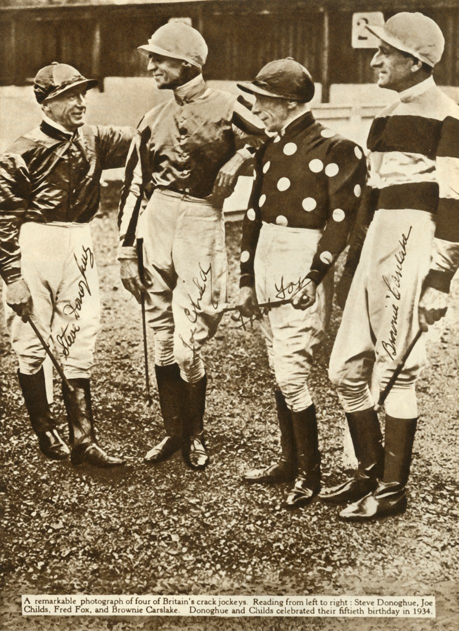 British Jockeys, 1934, 1935 by Unbekannt