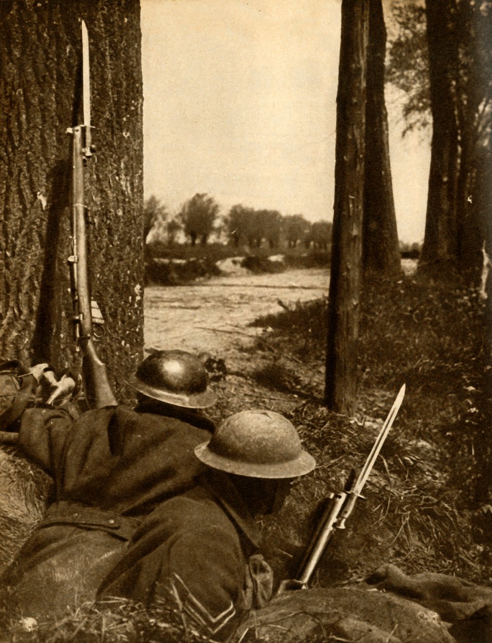British Troops on the Front Line, France, First World War, 1914-1918, 1933 by Unbekannt